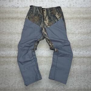 Vintage 90s Rebark Hunting Camo Tactical Pants 32x30 Baggy Double Knees Woodland